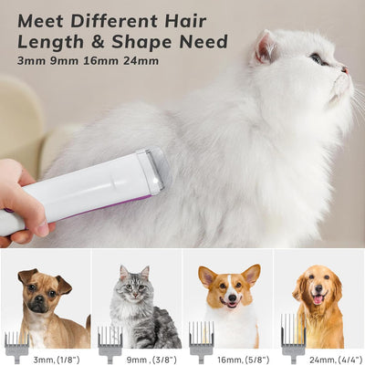 Sada na úpravu srsti domácích mazlíčků pro psy/kočky - 5 v 1